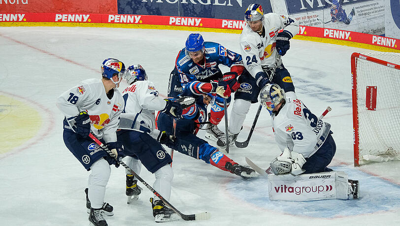 Der EHC verliert in Mannheim mit 2:3.