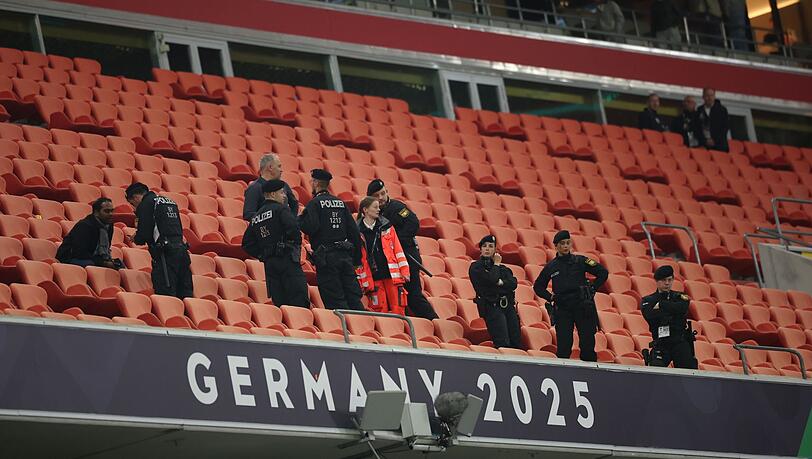 Während des Endspiels in München gab es einen Notfall.