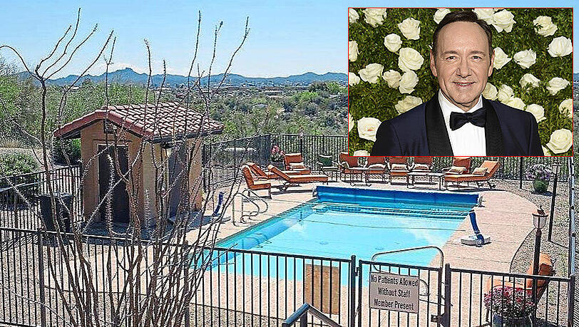 Ein Blick auf den Pool der Meadows Klinik, in der US-Schauspieler Kevin Spacey behandelt wird. Ein Blick auf den Pool der Meadows Klinik, in der US-Schauspieler Kevin Spacey behandelt wird.