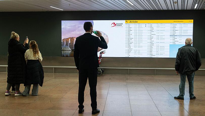 Der Flugverkehr wurde eingestellt.