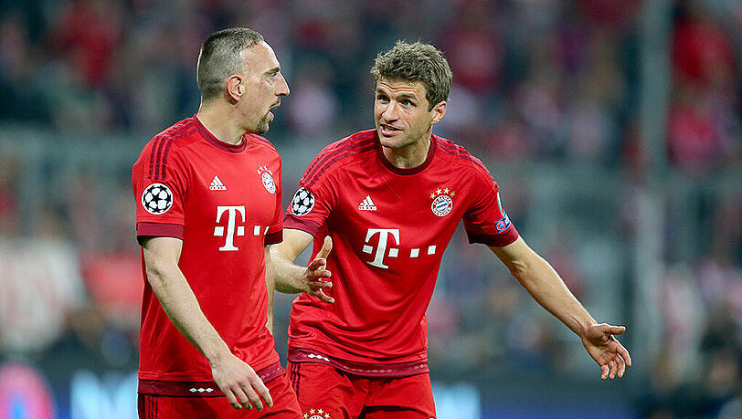 Stehen Thomas Müller und Franck Ribéry gegen Atlético in der Starelf? - Zumindest der Franzose meldet Ansprüche. Stehen Thomas Müller und Franck Ribéry gegen Atlético in der Starelf? - Zumindest der Franzose meldet Ansprüche.