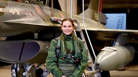 Besuchte schon als 17-J&auml;hrige die Luftwaffe und flog im Kampfjet mit: Norwegens Erbprinzessin Ingrid Alexandra. (Archivbild)