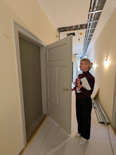Alle T&uuml;ren bleiben erhalten, auch wenn hinter mancher jetzt eine Wand ist.