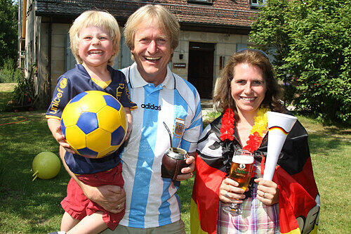 Argentinischer Mate-Tee und fränkisches Bier: Wenn Deutschland gegen Argentinien spielt, gibt&rsquo;s bei von Fersens &bdquo;nur Gewinner&ldquo;.