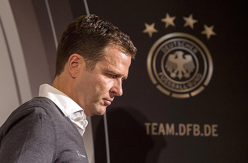 Oliver Bierhoff übt den Job des Teammanagers mit Herzblut aus.