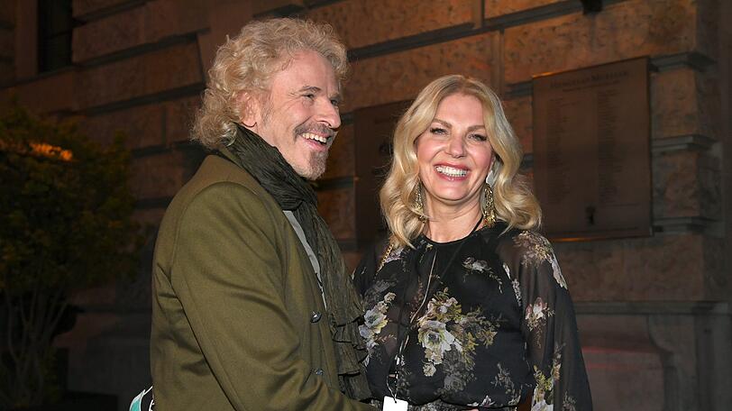 Thomas Gottschalk mit seiner Freundin Karina Mroß.