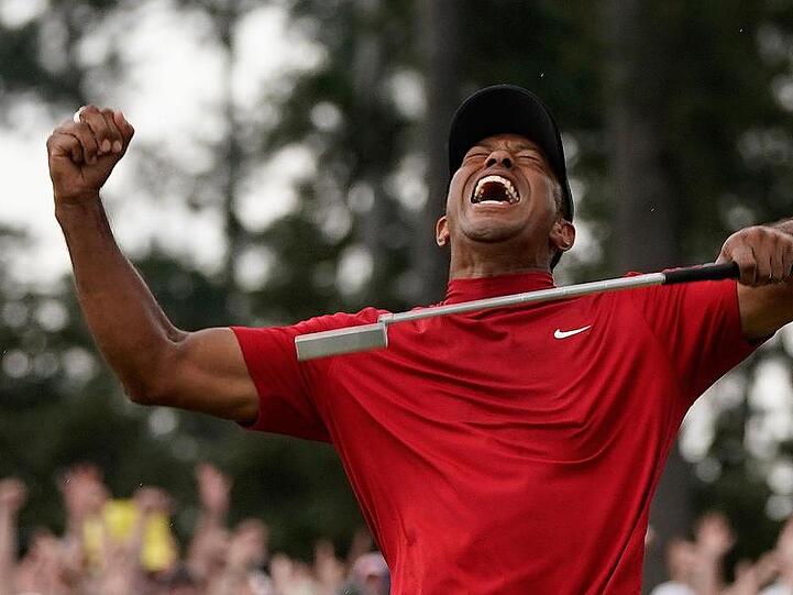 Golf-Superstar Tiger Woods hatte beim Masters seinen 15. Majorsieg gefeiert.