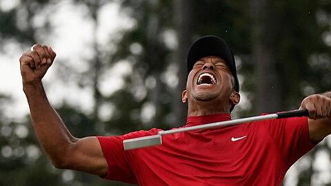 Golf-Superstar Tiger Woods hatte beim Masters seinen 15. Majorsieg gefeiert.