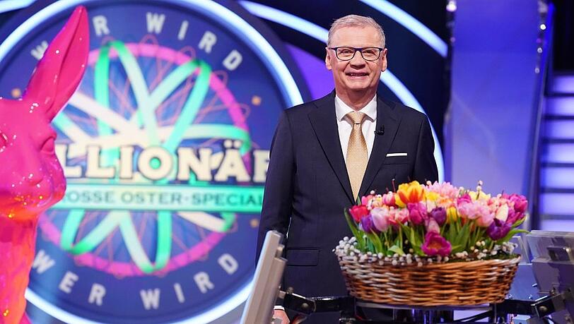 Günther Jauch führt durch das Oster-Special von "Wer wird Millionär?".