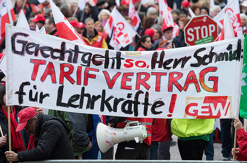 Mehr Geld im öffentlichen Dienst - nur die Lehrer fühlen sich hintergangen.
