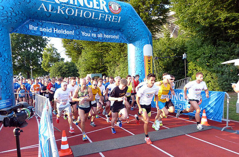 Alle dürfen am Sonntag im Olympiapark mitlaufen.