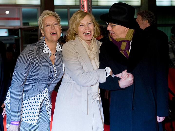 Regisseurin Doris Dörrie, Schauspielerin Maren Kroymann und Berlinale-Chef Dieter Kosslick.
