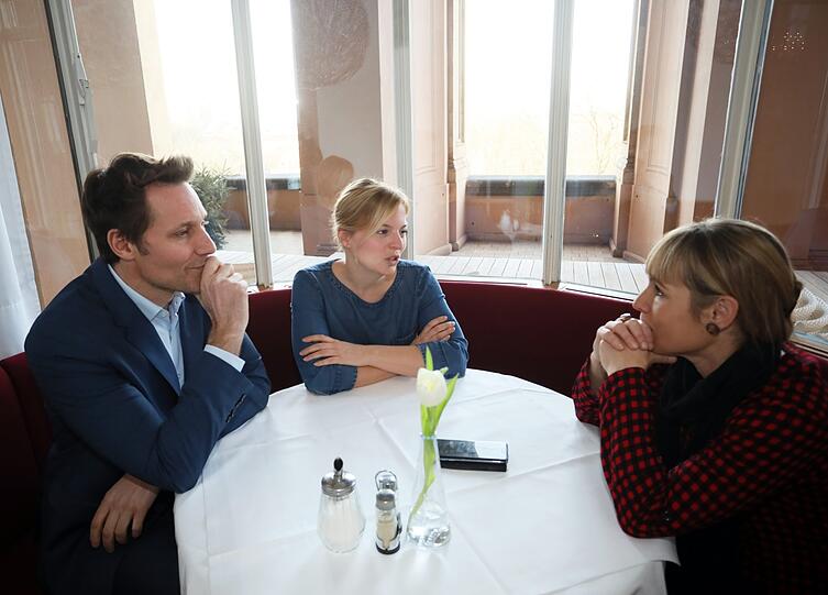 Die Grünen-Fraktionschefs Katharina Schulze und Ludwig Hartmann im Gespräch mit AZ-Redakteurin Natalie Kettinger.