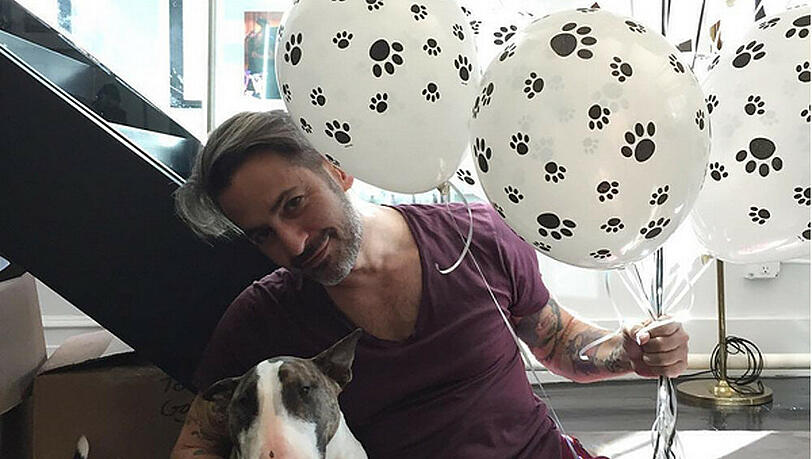 Marc Jacobs liebt seinen Hund Neville über alles Marc Jacobs liebt seinen Hund Neville über alles