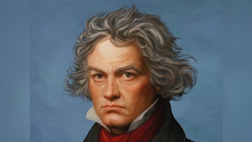 Auch Ludwig van Beethoven ist natürlich bei Apple Music Classical vertreten. Dieses Porträt wurde für die App erstellt.