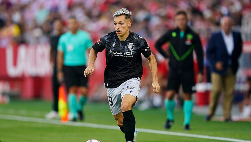 Trumpft im Trikot von Osasuna wieder auf: Bayern-Leihgabe Bryan Zaragoza.