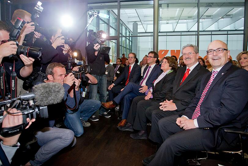 Münchens OB Christian Ude am Sonntag auf dem SPD-Parteitag. Zu den hohen Umfragewerten der CSU sagte er: &bdquo;Umfragen kann man kaufen, Wahlen
nicht.&ldquo;