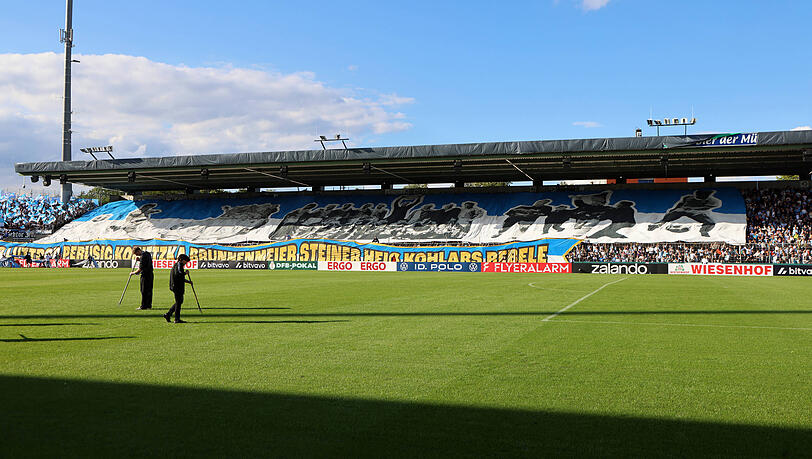 Die L&ouml;wen-Fans beeindrucken nicht nur die eigenen Anh&auml;nger.