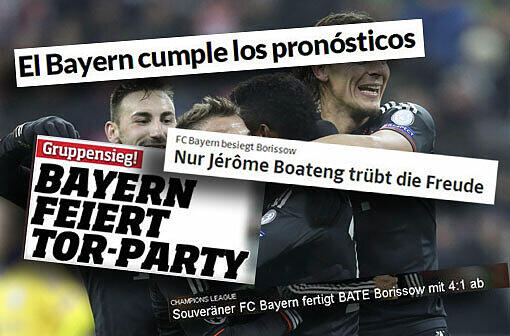 Bayern gegen Borissow: Klicken Sie hier durch die aktuellen Pressestimmen