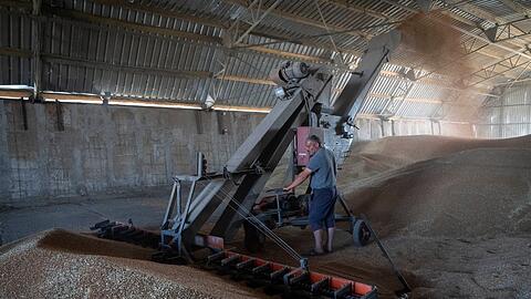 Aufgrund der anhaltenden russischen Seeblockade der ukrainischen Schwarzmeerhäfen können Millionen Tonnen der letztjährigen Ernte noch immer nicht ihr Ziel erreichen.