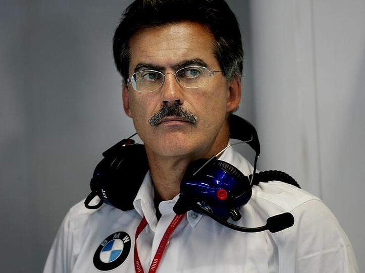 Freude sieht anders aus: BMW-Motorsportchef Mario Theissen.