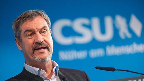 Bayerns Ministerpräsident Markus Söder (CSU) würdigte den Dienst der Soldatinnen und Soldaten in Deutschland. (Archivbild)