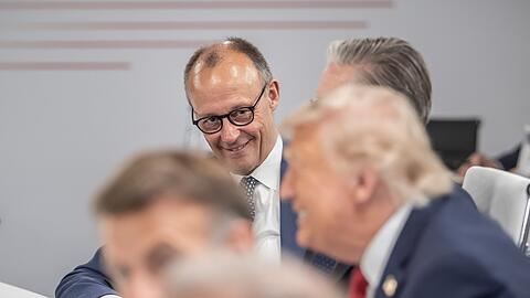 Friedrich Merz fand die Zusammenarbeit mit US-Pr&auml;sident Trump konstruktiv und pers&ouml;nlich in Ordnung.
