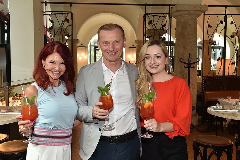 Dr. Cordula Niedermaier-May, Rudi Kull und Grazia Stallone