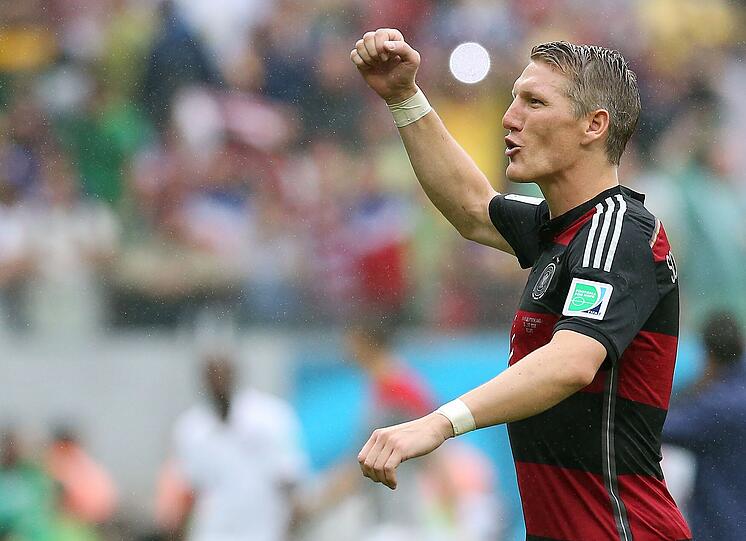 Platz 2: Bastian Schweinsteiger teilt sich diesen Rang mit seinem Teamkollegen Thomas Müller.