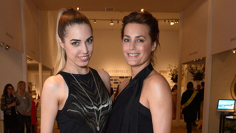 Yasmin Le Bon (r.) mit Model-Tochter Amber Yasmin Le Bon (r.) mit Model-Tochter Amber