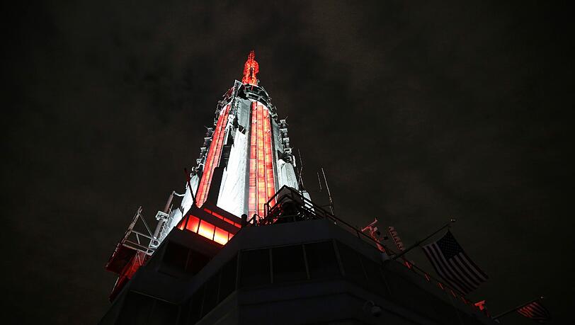 Das Ziel beim Empire State Building Run-Up: Der 86. Stock des Kultgebäudes in New York. Das Ziel beim Empire State Building Run-Up: Der 86. Stock des Kultgebäudes in New York.