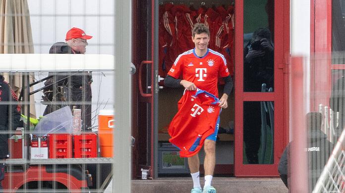 Blickt mit voller Freude in die Zukunft: Bayern-Star Thomas Müller.