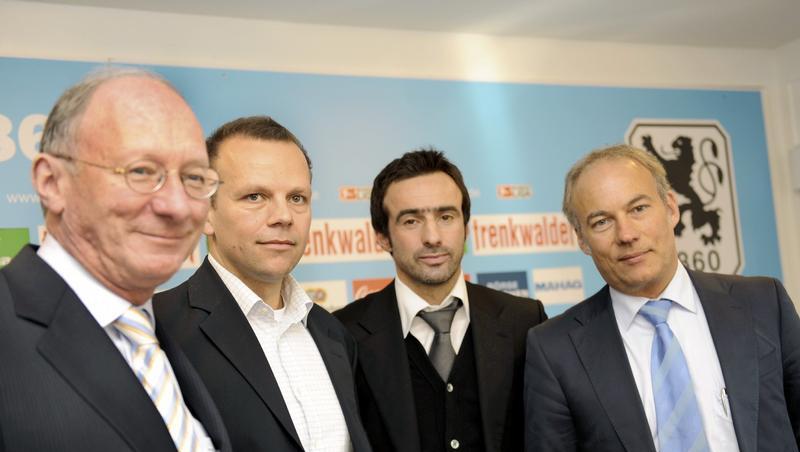 Franz Maget, Michael Hasenstab, Miroslav Stevic, Rainer Beeck. Das sollte das Quartett für eine bessere Löwen-Zukunft sein: Ist nun alles dahin? Franz Maget, Michael Hasenstab, Miroslav Stevic, Rainer Beeck. Das sollte das Quartett für eine bessere Löwen-Zukunft sein: Ist nun alles dahin?