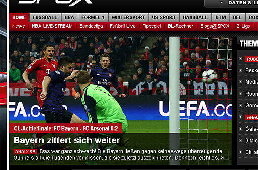 Das schreibt spox.com.