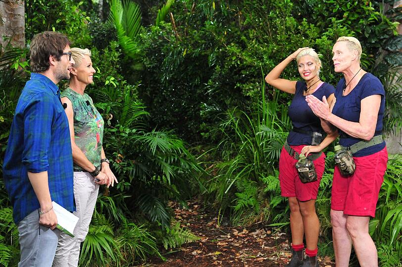 Daniel Hartwich, Sonja Zietlow, Sophia Wollersheim und Brigitte Nielsen