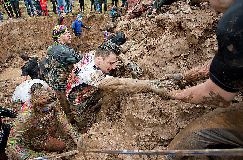 Der Hindernislauf für die ganz Harten: Bilder vom Braveheart-Battle 2016 in Bischofsheim a.d. Rhön.