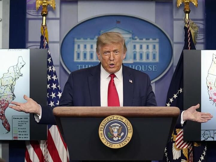 Wird nicht in Florida bei einer Großveranstaltung gekürt: US-Präsident Donald Trump.