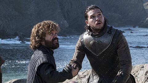 Peter Dinklage (l.) und Kit Harington in "Game of Thrones".