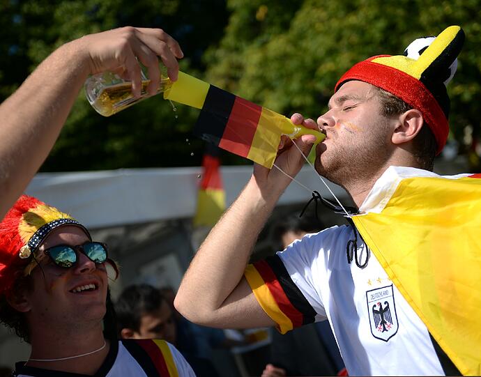 Die Bilder vom Public Viewing.
