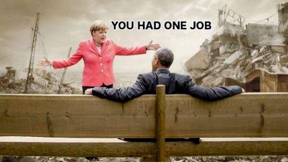 Wie kann Obama nach all dem Chaos nur ruhig dasitzen?