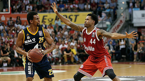 Bruce Tyler beim Spiel gegen Alba Berlin. Am Samstag startet der FC Bayern als Titelverteidiger in die Play-Offs.