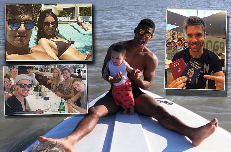 Durchschnaufen nach einer langen Saison: So machen die Löwen-Spieler Urlaub, auch wenn nicht alle Spieler die Beine hochlegen dürfen. Klicken Sie sich durch die Bildergalerie.