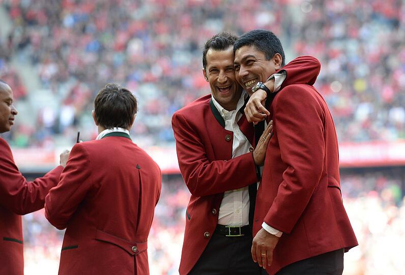 Hasan Salihamidzic (links) und Giovane Elber.