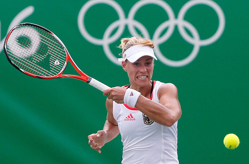 Angelique Kerber steht im Einzel-Achtelfinale von Rio.