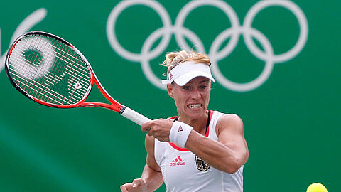 Angelique Kerber steht im Einzel-Achtelfinale von Rio.