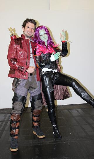 Die "Guardians of the Galaxy" beschützen die Comic Con vor außerirdischen Angriffen.