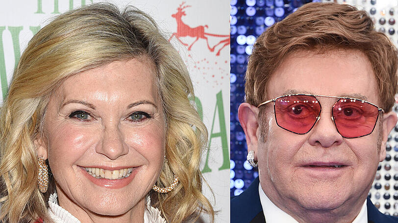 Olivia Newton-John und Elton John sind zwei der betroffenen Promis
