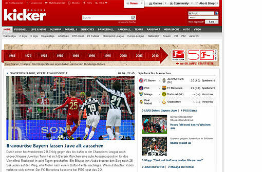 So feiert die deutsche Presse den 2:0-Sieg des FC Bayern gegen Juventus Turin im Viertelfinal-Hinspiel der Champions League gegen Juventus Turin.