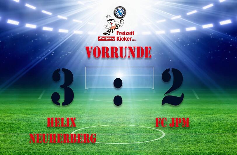 HELIX Neuherberg gewinnt mit 3:2 gegen den FC JPM.