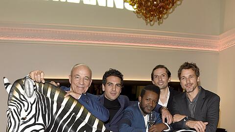 Heiner Lauterbach, Elyas M?Barek, Eric Kabongo, Quirin Berg (Wiedemann & Berg Film GmbH) und Florian David Fitz
